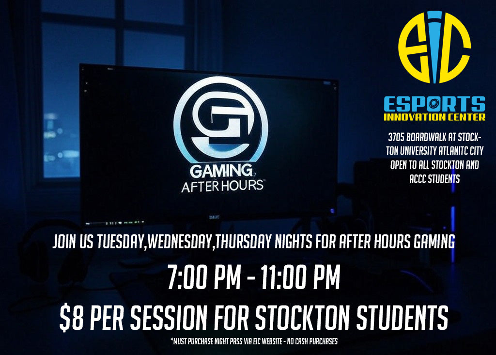 Gaming After Hours at the EIC for Stockton / ACCC Students